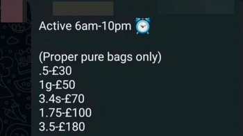 Un antrenor de fotbal din Irlanda de Nord a postat prețuri la cocaină în grupul de WhatsApp al unei ligi de tineret