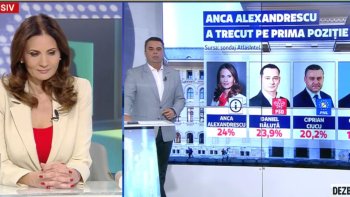 Anca Alexandrescu la Realitatea Plus, alături de George Simion: Dacă eu ies primar, vă garantez că PSD va vota (…)
