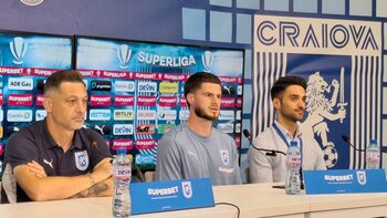 Mirel Rădoi și Tudor Băluță au prefațat partida „U“ Craiova – Basaksehir