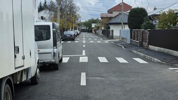 Orașul din România invadată de zebre. 11 treceri de pietoni trasate pe 260 de metri