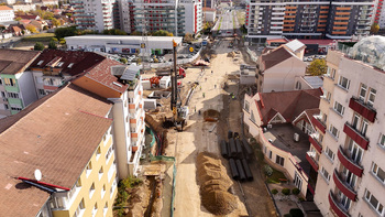 A început forarea primilor piloți la pasajul Oneștilor. Valoarea proiectului: peste 31 milioane lei