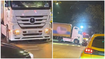 Șoferul unui TIR înmatriculat în Bihor a accidentat mortal un pieton în București