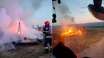 Incendiu în Măgești: Bebeluș de 8 luni, găsit carbonizat în locuința mistuită de flăcări
