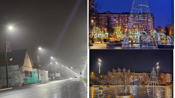 Când pornim iluminatul? Zeci de instalații de iluminat de Crăciun de pe bulevardele și piațetele din Oradea zac în beznă