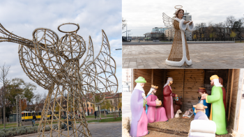 Magia Crăciunului prinde viață în Oradea: prima iesle artistică, amplasată în Piațeta Mihai Viteazul