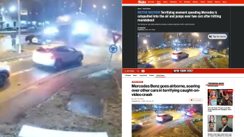 Imaginile de pe strada Oneștilor, preluate de The Sun și The Independent: accidentul din Oradea, subiect internațional