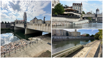 Un nou aspect pentru centrul Oradiei: amenajările de pe malul Crișului Repede, recepționate