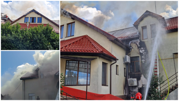 Incendiul care a izbucnit la Primăria din Petreu a fost provocat de un scurtcircuit