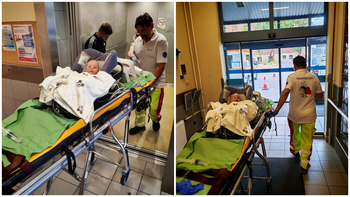 Dragoș, un băiețel de doar 3 luni din Oradea, diagnosticat cu o malformație de inimă, operat de urgență în Târgu Mureș