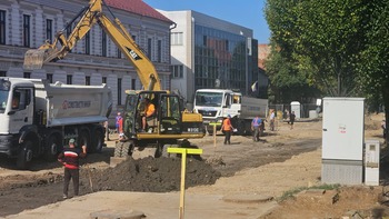 Lucrările de modernizare a străzii Dunărea au ajuns la 60%. Urmează să înceapă turnarea asfaltului