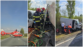 Accident mortal pe DN 79, între Oradea și Arad. O persoană a murit iar alte două sunt în stare critică