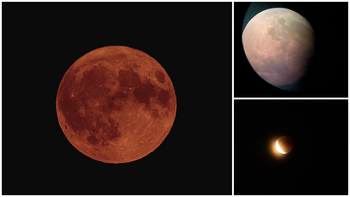 Luna Sângerie, o eclipsă totală spectaculoasă a fost vizibilă și în Bihor. Vezi când va fi următoarea eclipsă