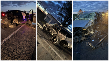 Accidentul de pe DN 79 dintre Inand și Mădăras, produs după o depășire ilegală. Ce au stabilit polițiștii