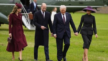 Donald Trump, primit cu fast la castelul regal Windsor, de lângă Londra