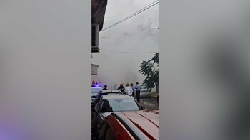 Incendiu violent la o biserică din Piteşti, o persoană rănită