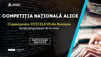 Învață să programezi cu Alice” – Ediția 11 a început