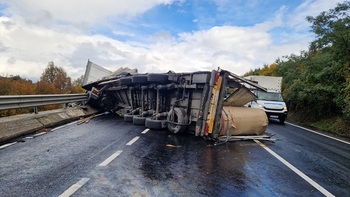 Accident în Codlea pe DN1 (FOTO)