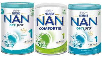 Avertisment ANSVSA: Loturi de lapte praf pentru bebeluși, retrase de la vânzare