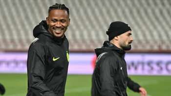 Cele 6 cuvinte pe care Valentin Crețu le-a postat la o poză cu Ngezana după scandalul care a zguduit FCSB la Belgrad