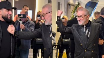 Tzancă Uraganu și Gigi Becali, moment viral și savuros! Au făcut skandenberg în public, în cel mai scurt meci pe (…)