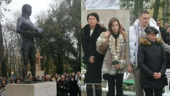 Imagini emoționante de la inaugurarea statuii lui Helmut Duckadam! Cine a fost prezent din partea FCSB