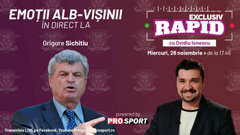 Rapid e pe primul loc în liga 1, iar noi vă așteptăm la „EXCLUSIV RAPID” de la 17:45, în direct pe YouTube – ProSport!