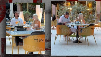 Noul lider al Rapidului e băiat de casă. Denis Ciobotariu, filmat alături de frumoasă lui iubită, la restaurant. (…)