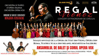 Turneul Național Regal Vienez – Concert Extraordinar de Crăciun în decembrie, în marile orașe ale țării