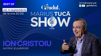 Gândul prezintă Best of Ion Cristoiu la Marius Tucă Show – joi, 4 septembrie, de la ora 20.00