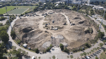 Unde a ajuns pământul de sub stadionul Dan Păltinişanu din Timişoara. Demolarea pentru noua arenă de 140 de milioane (…)