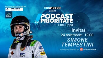 Simone Tempestini la „Podcast cu Prioritate” #86 by ProMotor: despre carieră, pasiunea pentru viteză și idolul său (…)