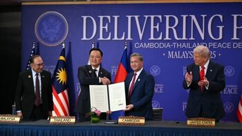 Donald Trump co-semnează încă un acord de armistițiu, între Thailanda și Cambodgia