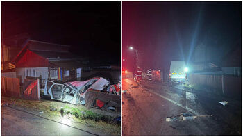 Accident cumplit în Suceava! Un bărbat a intrat cu mașina într-o autoutilitară și a murit pe loc