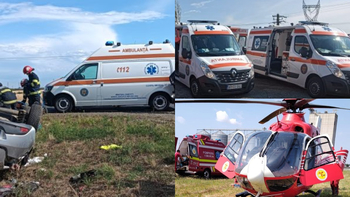 Cinci tineri au ajuns de urgență la spital în urma unui teribil accident rutier, în Arad! Impactul a fost atât de (…)