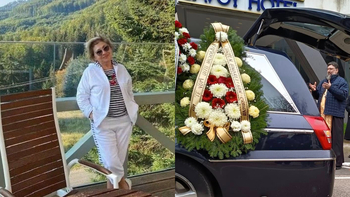Lacrimi și durere la înmormântarea Angelei Zahiu! Patroana hotelului Savoy din Mamaia a fost condusă pe ultimul drum