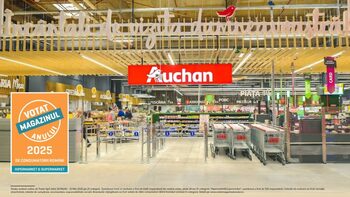 Auchan România, votat „Magazinul Anului 2025” în retailul autohton și premiat pentru produse marcă proprie românești