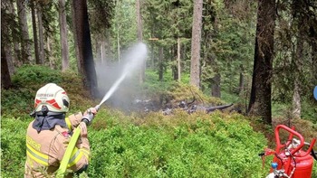 Un avion cu patru persoane la bord s-a prăbușit în munți, în Austria, și a ars complet