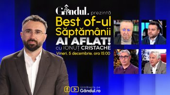 Gândul prezintă Best Of Ai aflat! Cu Ionuț Cristache – vineri, 5 decembrie, de la ora 15.00