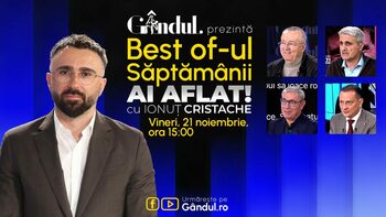 Gândul prezintă Best Of Ai aflat! Cu Ionuț Cristache – vineri, 21 noiembrie, de la ora 15.00
