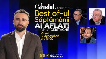 Gândul prezintă Best Of Ai aflat! Cu Ionuț Cristache – vineri, 12 decembrie, de la ora 15.00