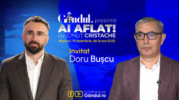 „Ai Aflat! cu Ionuț Cristache” începe miercuri, 19 noiembrie, de la ora 15.00, live pe Gândul. Invitat: Doru Bușcu