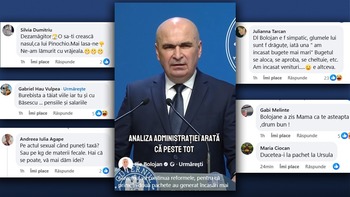 Val de glume şi ironii pe pagina oficială a premierului Bolojan, la anunţul despre “continuarea reformelor”. „Vă (…)