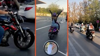 Motociclistele iraniene luptă pentru dreptul de a circula pe străzile din Teheran