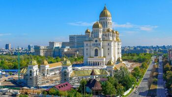 Slujba de sfințire a picturii în mozaic a Catedralei Naționale, oficiată de Patriarhul Ecumenic Bartolomeu I al (…)
