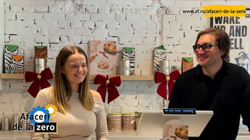 Afaceri de la Zero. Christine şi Andrei Tufan s-au întors în România de la studii şi au pornit, cu banii de la (…)