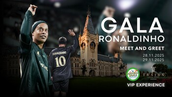 Cât costă „cina bogaților” care vor să stea la aceeași masă cu Ronaldinho, la Iași?