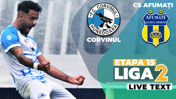 Corvinul se impune pe final în fața Afumațiului și își ia și mai mult avans în fruntea Ligii 2. Ilfovenii s-au luat (…)