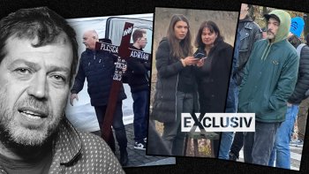 Primele imagini de la priveghiul lui Artan. Fiica artistului, zdrobită de durere, surprinsă la capelă | EXCLUSIV
