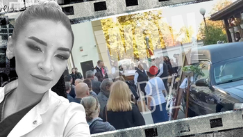 Imagini cutremurătoare cu momentul în care sicriul cu trupul neînsuflețit al Ștefaniei Szabo este scos din biserică! (…)