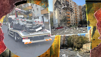 Urmările exploziei devastatoare din Rahova: una dintre mașinile parcate în apropierea blocului, făcută zob! Bolidul (…)